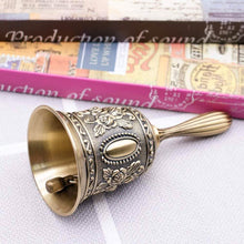 Load image into Gallery viewer, DomeStar Hand Bell Call Bell Brass Wedding Bells