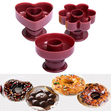 Load image into Gallery viewer, Donut Mold Dessert Fondant Cakes Mold Non-toxic Handmade Sweet Food Bakeware Baking Dish Cookie Cake Tools Donut Cake Maker Mold Donut Mold Non-Stick Bakery Doughnut Cutter Maker Mold Donut Cake Maker Mold Donut Mold Non-Stick Bakery Donut