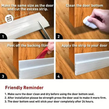 Load image into Gallery viewer, Door Draft Stopper Under Door Seal for Exterior/Interior Doors