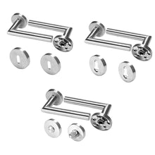 Load image into Gallery viewer, Door Handle Set Stainless Steel Lock Interior Home Door Handle Lock Durable Adjustable Latch Door Handle Lever With Modern Contemporary Slim Round Design For Home Bedroom Bathroom