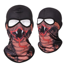 Load image into Gallery viewer, Double Eye Hole Animal Head Hat Horror Role-Playing Full Face Mask Riding Hunting Balaclava Sweat-Absorbent And Breathable Scarf Dustproof Headgear Unisex Cycling Equipment Racing Breather Mask Tactical Airsoft Cap Scarf Mask Ski Hat Spring Summer For Men