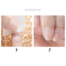 将图片加载到图库查看器,Double Sided False Nail Art Adhesive Tape Glue Sticker Tips Fake Nail Acrylic Manicure Gel Makeup Tool Self Adhesive Nail Glue Sticker for False Nail Tips Waterproof Breathable Jelly Gel Nail Tape Glue Stickers for False Nails Tips