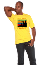 Load image into Gallery viewer, Real Cool Pawpaw Men's Bamboo Viscose/Organic Cotton Short Sleeve Printed T-Shirt