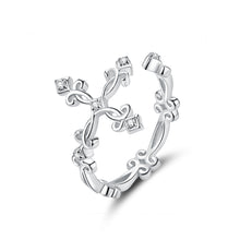 Load image into Gallery viewer, S925 Sterling Silver 0.4cm Width Pavé Setting CZ Ring