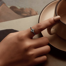 Load image into Gallery viewer, 925 Sterling Silver Enamel 0.9x1.0cm Pendant Rings for Women