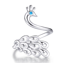 Load image into Gallery viewer, 925 Sterling Silver Plated Platinum Pavé Setting CZ Ring for Women