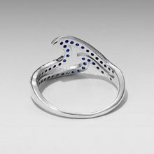 Load image into Gallery viewer, 925 Sterling Silver Size 6.0 White Gold Plated CZ Ring for Women