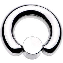 Load image into Gallery viewer, 2G 9/16 Aqua Faux Opal 8mm Disc BCR Captive Ring