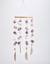 Load image into Gallery viewer, Dream Catcher Decoration Home Wind Chime Bed Bell Children's Girls Room Decor Newborn Baby Bed Bell Dream Catcher String Pendant Kids Room Decoration Wooden Wind Chime Bed Bell Nursery Crib Bed Bell Baby Bedroom Ceiling Woven Beads Wind Chime