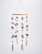 Load image into Gallery viewer, Dream Catcher Decoration Home Wind Chime Bed Bell Children's Girls Room Decor Newborn Baby Bed Bell Dream Catcher String Pendant Kids Room Decoration Wooden Wind Chime Bed Bell Nursery Crib Bed Bell Baby Bedroom Ceiling Woven Beads Wind Chime