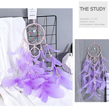 Load image into Gallery viewer, Dream Catcher Led Handmade Dream-catcher Traditional Feather Hanging Home Wall Decoration Night Dream Catchers Decor Ornament Wall Hanging Wind Chimes For Home Room Decoration