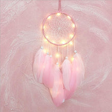 Load image into Gallery viewer, Dream Catcher Led Handmade Dream-catcher Traditional Feather Hanging Home Wall Decoration Night Dream Catchers Decor Ornament Wall Hanging Wind Chimes For Home Room Decoration
