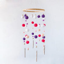 将图片加载到图库查看器,Dream Catcher Nordic Baby Room Wind Chime Bed Bell Decor Wool Ball Kids Bedroom Lovely Wooden Bead Bed Felt Baby Ceiling Mobiles Toys Infant Nursing Accessories Wall Hanging Decoration Ornaments Photography Prop