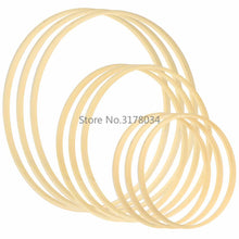 将图片加载到图库查看器,Dream Catcher Ring Round Bamboo Circle Embroidery Hoop Set Bamboo Circle Cross Stitch Hoop Ring Wind Chime DIY Hanging Accessories Wedding Wreath Decor Wall Crafts For Embroidery & Cross Stitch