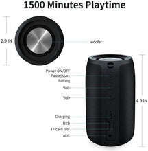 Load image into Gallery viewer, Dual Pairing Bluetooth 5.0 Speaker