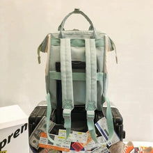 Load image into Gallery viewer, Durable Backpacks for School Teenagers Girls Designer Patchwork Bagpack With Cute Ring Bag For Travel, Laptop, Backpack Women Notebook