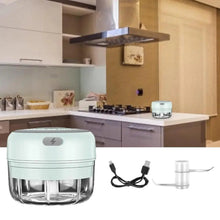 Load image into Gallery viewer, Durable Electric Food Crusher Mini Garlic Press Garlic Crusher Vegetable Chopper For Kitchen Crushed Garlic Crushed Ginger Crushed Chili