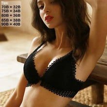Load image into Gallery viewer, Durable Lace Wireless Front Closure Bras For Women Lingerie Comfort Push Up Bra Adjusted Plus Size Backless Bralette