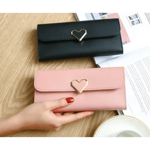 Load image into Gallery viewer, Durable Purses Luxury Love Heart Wallets For Ladies And Girls Smart Money Pocket, Card Holder Female Wallets And Phone Clutch Bag