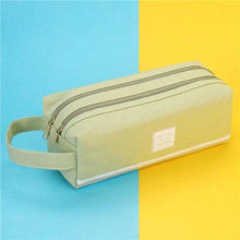 Load image into Gallery viewer, Durable Simple Large Capacity School Stationery Double Layer Case Students Unique Design High Quality Office Handbag Pencil Case