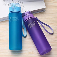 将图片加载到图库查看器,Durable Sports Cup Couple Water Cup Plastic Portable Drink Bottle Tarvel Outdoor Rope Water Bottle Juice Milk Cup Kitchen Water Cup