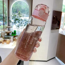 将图片加载到图库查看器,Durable Sports Cup Couple Water Cup Plastic Portable Drink Bottle Tarvel Outdoor Rope Water Bottle Juice Milk Cup Kitchen Water Cup