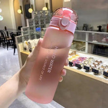 将图片加载到图库查看器,Durable Sports Cup Couple Water Cup Plastic Portable Drink Bottle Tarvel Outdoor Rope Water Bottle Juice Milk Cup Kitchen Water Cup