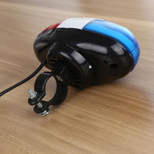 将图片加载到图库查看器,Durable Waterproof Multifunction Cycle Lamp 4 Loud Siren Sound Trumpet Police 6 LED Light Electronic Siren Bike Bell Battery Bike Bicycle Police Strobe Blue Red Bicycle Safety Light Loud Siren Sound Cycling Horn Bells