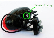 将图片加载到图库查看器,Durable Waterproof Multifunction Cycle Lamp 4 Loud Siren Sound Trumpet Police 6 LED Light Electronic Siren Bike Bell Battery Bike Bicycle Police Strobe Blue Red Bicycle Safety Light Loud Siren Sound Cycling Horn Bells