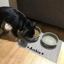 Load image into Gallery viewer, Durable Waterproof Pet Feeding Mat Water Cushion Non- Slip Personalized Pet Mat For Dog Cat Bowl Drinking Feeding Mat