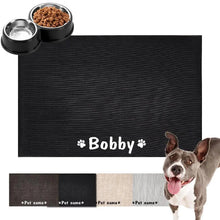 Load image into Gallery viewer, Durable Waterproof Pet Feeding Mat Water Cushion Non- Slip Personalized Pet Mat For Dog Cat Bowl Drinking Feeding Mat
