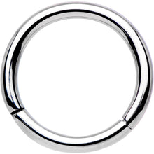 将图片加载到图库查看器,16G 5/16 Solid G23 Implant Grade Titanium Hinged Segment Ring