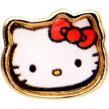 Load image into Gallery viewer, Officially Licensed Hello Kitty Cat Gold Anodized Cartilage Tragus Earring