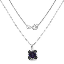 将图片加载到图库查看器,2.38 Carat Genuine Multi Stone .925 Sterling Silver Pendant