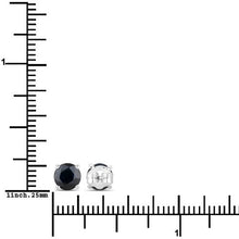 Load image into Gallery viewer, 1.70 Carat Genuine Blue Sapphire 10K White Gold Earrings