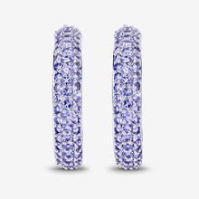 Load image into Gallery viewer, 3.06 Carat Genuine Tanzanite .925 Sterling Silver Earrings