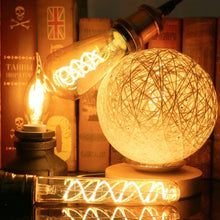 Load image into Gallery viewer, E14 E27 Retro LED Spiral Filament Light Bulb 4W 220V C35 G45 A60 T45 ST64 T185 T225 G80 G95 G125 Vintage Edison Lamp Vintage Filament Light Bulbs Globe Round