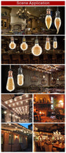 Load image into Gallery viewer, E14 E27 Retro LED Spiral Filament Light Bulb 4W 220V C35 G45 A60 T45 ST64 T185 T225 G80 G95 G125 Vintage Edison Lamp Vintage Filament Light Bulbs Globe Round