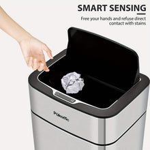 Load image into Gallery viewer, Automatic Stainless Steel Sensor Trash Can – Hands-free Quiet Close & Odor-Control System