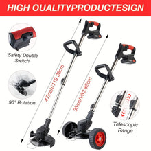 将图片加载到图库查看器,Portable Wireless Electric Lawn Mower & Garden Weeder