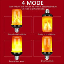 Load image into Gallery viewer, E27 LED Flame Effect Light Bulb