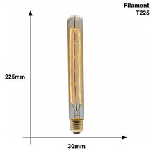 将图片加载到图库查看器,E27 Retro Edison Bulb AC 220V 110V 40W Dimmable Vintage Edison Light bulb ST64 G80 G95 T225 T300 Incandescent Lamp Edison Lamp Bravelight Antique Vintage Light Bulbs, T64 40W 2700K Warm Dimmable, Squirrel Cage Filament Edison Light Bulb for Table Lamp