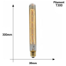 将图片加载到图库查看器,E27 Retro Edison Bulb AC 220V 110V 40W Dimmable Vintage Edison Light bulb ST64 G80 G95 T225 T300 Incandescent Lamp Edison Lamp Bravelight Antique Vintage Light Bulbs, T64 40W 2700K Warm Dimmable, Squirrel Cage Filament Edison Light Bulb for Table Lamp