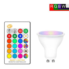 Load image into Gallery viewer, E27 RGB Led Bulb 5W 10W 15W Dimmable 16 Color Changing Magic Bulb GU10 8W AC 220V 110V RGB White IR Remote Control Night Light LED Light Bulb, Color Changing Light Bulb with Remote
