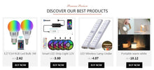 Load image into Gallery viewer, E27 RGB Led Bulb 5W 10W 15W Dimmable 16 Color Changing Magic Bulb GU10 8W AC 220V 110V RGB White IR Remote Control Night Light LED Light Bulb, Color Changing Light Bulb with Remote