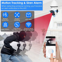 Load image into Gallery viewer, E27 WiFi Bulb Camera 1080P FHD WiFi IP Pan Tilt Security Surveillance Camera with Two-Way Audio Full Color Night Vision