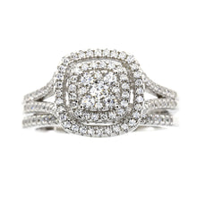 Load image into Gallery viewer, Cubic Zirconium CZ SS Bridal Sterling Silver