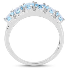 Load image into Gallery viewer, 1.68 Carat Genuine Swiss Blue Topaz .925 Sterling Silver Ring