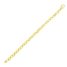 Load image into Gallery viewer, 14k Yellow Gold Cable Chain Style Bracelet