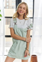 Load image into Gallery viewer, Adjustable Wide Strap Square Neck Overall Dress β Modern and Chic Square Neck Dress with Adjustable Straps and Trendy Overall Style